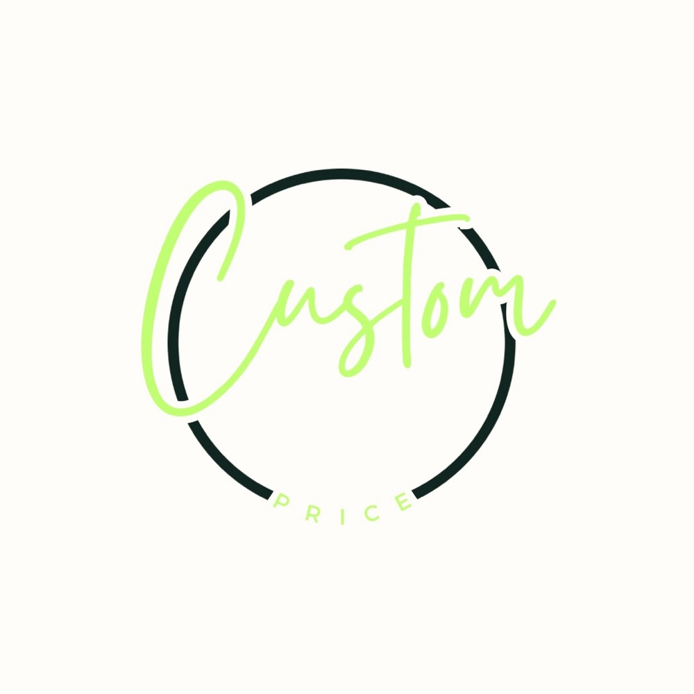 Custom priced item
